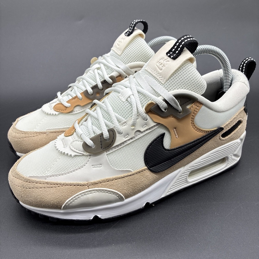 Nike Air Max 90 Futura Phantom Tan Black Hemp Sneakers Women's Size 8 DM9922-002
